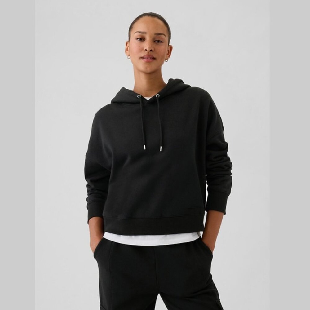 NWOT GAP VintageSoft Wedge Hoodie - Medium - Black